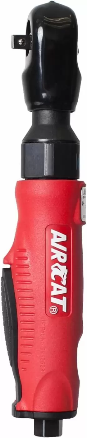 Aircat 787721826675 Pneumatic Tools 802 Composite Twin Pawl Ratchet Wrench 3/8-inch Red