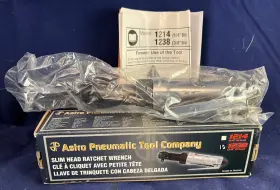 Astro Pneumatic Tools 1238 New 3/& Inch Slim Head Ratchet Wrench