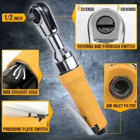 779605345716 AUTOLOCK Pneumatic Air Ratchet Wrench #2