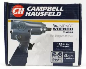 NJL019263 CAMPBELL HAUSFELD Rpm Impact Wrench NJL019263 CAMPBELL HAUSFELD Rpm Impact Wrench