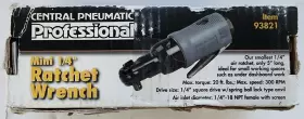 93821 CENTRAL PNEUMATIC Mini Palm Ratchet Wrench #2