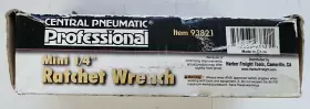 93821 CENTRAL PNEUMATIC Mini Palm Ratchet Wrench #3