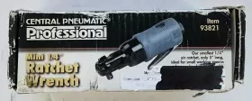 93821 CENTRAL PNEUMATIC Mini Palm Ratchet Wrench