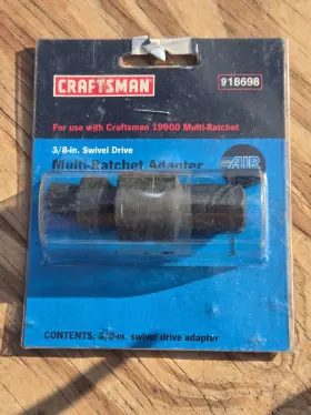 18698 CRAFTSMAN Nos Swivel Drive Ratchet Adapter Air 18698 CRAFTSMAN Nos Swivel Drive Ratchet Adapter Air