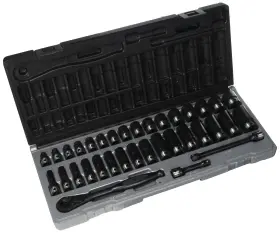 Grey Pneumatic 81635mrd 3/8 Inch Drive 35-piece 6-point Metric Standard And Dee