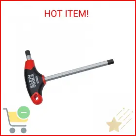 Klein Tools Jth6e11 3/16-inch Hex Key With Journeyman T-handle 6-inch