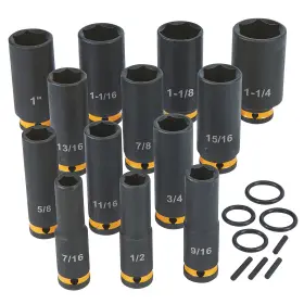 5813668 KLUTCH Drive Impact Socket Set Molybdenum