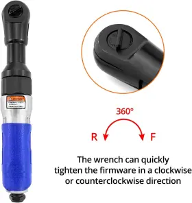 WD4742 QWORK Air Ratchet Wrench #3