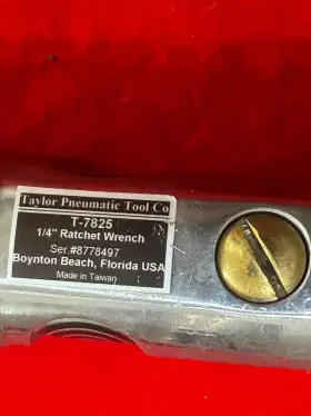 T-7825 TAYLOR PNEUMATIC TOOL Stubby Ratchet Wrench #3
