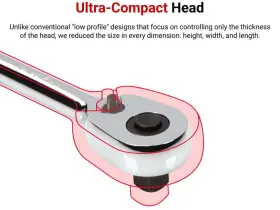 SRH11112 TEKTON Drive Release Ratchet #3