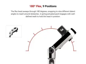 SRH31108 TEKTON Drive Flex Head Release Ratchet #3 SRH31108 TEKTON Drive Flex Head Release Ratchet #3