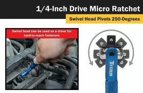 11316-50 TITAN Drive Swivel Head Micro Ratchet #3