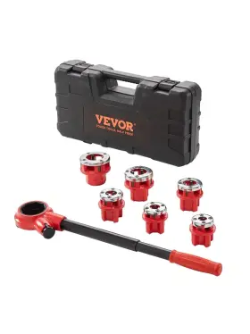 629722561783 VEVOR Ratchet Pipe Threader Npt Ratcheting Kit
