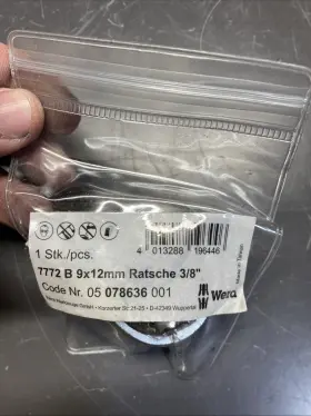 05078636001 WERA Ratchet Holder Drive Reversible 05078636001 WERA Ratchet Holder Drive Reversible