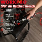 Workpro 3/8" Air Ratchet Wrench 50ft.lb Torque 160rpm Forward/reverse Control Us. Fixed Price $42.99.