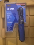 Kobalt 3/8 Inch Drive 50 Ft-lb Air Ratchet Wrench 858976 Package Damaged. Fixed Price $40.00.