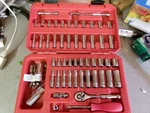 Tekton Skt05303 - 1/4 Inch Drive 6-point Socket And Ratchet Set, 56-piece C. Fixed Price $90.00.