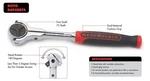 Kd Tools Gearwrench 81223 2 Piece Cushion Grip Roto Ratchet Set 1/4" And 3/8". Fixed Price $69.90.