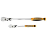 Gearwrench 81275t 2 Pc. 1/4'' & 3/8'' Drive 90-tooth Dual Material Locking Flex. Fixed Price $112.00.