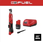 Milwaukee 3053-21 M12 Fuel 12v 3/8" Cordless Li-ion Ratchet Tool Set. Fixed Price $302.00.