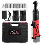 3/8" Cordless Electric Ratchet Wrench Impact Power Tool W/2 Battery 7 Socket. Fixed Price $40.99.