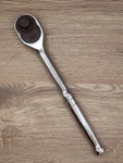Kobalt 1/2" Drive Quick Release Ratchet Socket Wrench Chrome #337309. Fixed Price $15.83.
