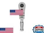 Tekton 3/8" Drive Folding Quick-release Stubby Ratchet Srh35104. Fixed Price $72.62.