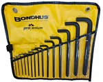 10935 Bondhus 15 Pc .050" - 1/2" Long-arm Hex Key Ball End L Wrench Set. Fixed Price $48.99.