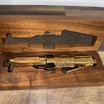 Mac Tools 24k Gold Plated 3/8 Air Ratchet John Force 1997 #1493 Ltd Ed. Desc. Fixed Price $151.88.