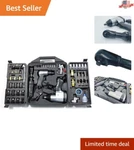 Dynamic Air Tool Set: 50-piece Impact Wrench, Ratchet & Heavy-duty Accessories. Fixed Price $138.56.
