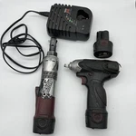 Matco Tools 12v 1/4" Cordless Ratchet + 3/8 Driver Wrench Battery And Charger. Fixed Price $250.00.