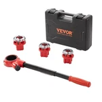 Vevor Pipe Threader Kit Ratcheting 1/2 3/4 1 Npt Dies Plumbing Tool. Fixed Price $70.99.