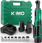 Kimo Cordless Electric Ratchet Wrench Set, 40ft-lbs, 400rpm, 12v Ratche. Fixed Price $113.55.