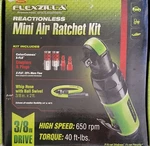 Flexzilla At8530fz Reactionless Mini Air Ratchet Kit, 3/8 In Drive. Fixed Price $95.00.