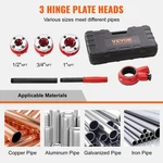 Vevor Ratchet Pipe Threader Kit, Manual Ratcheting Threader, Portable. Fixed Price $57.99.