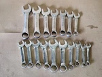 14 - 24mm And 3/8" 5/8" Stubby Combination Wrench Set (17pcs) Parts. Fixed Price $22.05.