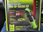 Flexzilla At8530fz Reactionless Mini Air Ratchet Kit, 3/8 In Drive. Fixed Price $100.00.