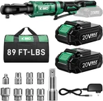 Kimo 20v Cordless Ratchet Wrench 3/8, 89ft-lbs 400rpm Electric Se. Fixed Price $88.99.