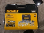 Dewalt Mechanics Tool Set Drive Tools, Sockets And Ratchets, 200 Piece Dwmt45007. Fixed Price $200.00.
