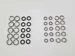 Astro Qty-10) 3/8" & 10) 1/2" Socket Retaining Clip O-ring For Impact Wrenches. Fixed Price $33.47.