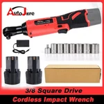 12v Electric Cordless Ratchet 3/8"right Angle Wrench Impact Power Tool 2 Battery. Fixed Price $34.59.