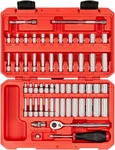 Tekton Skt05304 1/4 Inch Drive 12-point Socket And Ratchet Set, 56-piece. Fixed Price $106.75.