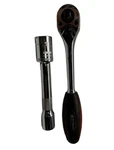 Performance Tool Ratchet #w9112, 1/2" With 5 Dewalt Extension & 19 Mm Socket. Fixed Price $23.99.