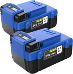 2-pack 6.0ah Kobalt 24v Battery Replacement For Cordless Power Tools. Fixed Price $109.54.