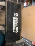 Vintage 1990s Chicago Rawhide Seals & Bearings Brand Fender Protective Cover Usa. Fixed Price $22.00.