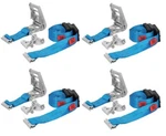 4 Erickson E-track Tire/wheel Tie-down Strap Roller Idler Ratchet 2"x12' Trailer. Fixed Price $184.46.