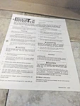 Campbell Hausfeld Operating Instructions Ratchet Models Pl1501,pl1547 &pl1548. Fixed Price $4.19.