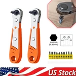 Ratcheting Right Angle Screwdriver Hex Drive 90 Degree Offset + 10pc Bits Set!. Fixed Price $316.39.