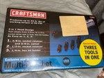Rare Sealed Sears Craftsman Nos Air Drive Multi Ratchet 19900 3/8 & 1/2. Fixed Price $74.00.