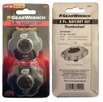 Gearwrench 2 Pc Ratchet Set Thumbwheel 1/4" Dr 3/8". Fixed Price $25.99.
